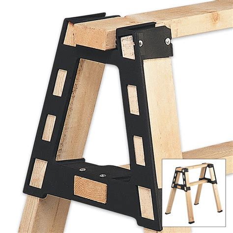 2x4 metal sawhorse brackets|2x4basics sawhorse probrackets.